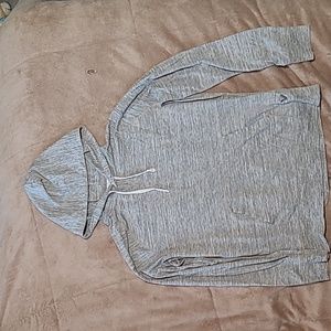 Mens L - American Eagle Outfitters - Soft Gray Lightweight Hoodie